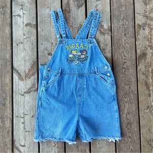Y2K Denim Rugrats Overalls Short